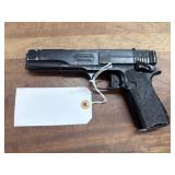 Handgun with Black Polymer Grip