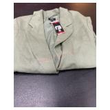 Men's Two-Button Blazer in Olive Green