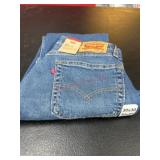 Men's Blue Denim Straight-Fit Jeans, Size 30x30