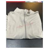 Women's Large Light Gray Zip Jacket