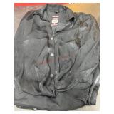 Black Sheer Button-Up Shirt, Women's Small