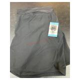 Women's Black Athletic Shorts, Size Large