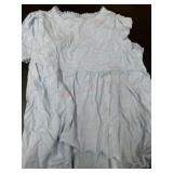 Women's Light Blue Short-Sleeve Top, XL