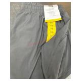 Gray Men's Active Shorts with Elastic Waistband