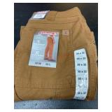 Men's Brown Utility Work Pants, 30W x 32L