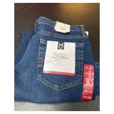 Men's Straight Fit Stretch Denim Jeans, Size 34x32