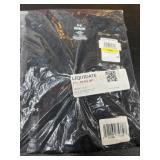 Men's Black Loose-Fit Shirt, Size M