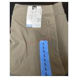 Men's Stretch Fabric Khaki Shorts, Size Large