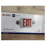 Lithonia Lighting LED Exit and Emergency Combo