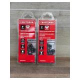 Two 8-Inch Chainsaw Replacement Chains