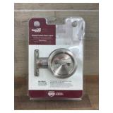 Round Satin Nickel Pocket Door Latch