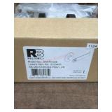 Reliabilt Kinross Privacy Lever in Matte Black
