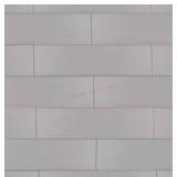 88 pieces Elida Ceramica Grey 3-in x 12-in Glossy