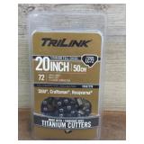 20-Inch 72-Drive Link Titanium Chainsaw Chain