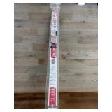 White Vinyl Door Weatherstrip, 32 x 2 x 2 Inches
