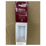 White Bifold Door Hardware Set, 48-Inch Opening