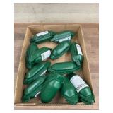 12 Green Electrical Cord Protectors