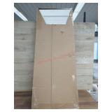 White Exterior Shutter, 14.5"W x 38.5"H