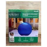 Holiday Living 3-Foot Blue Ornament Decoration
