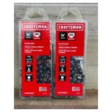 Two 14-Inch Craftsman Gas Saw Chains