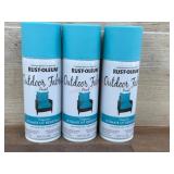 3 Rust-Oleum Outdoor Fabric Spray Paints