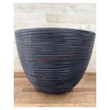 16-Inch Blackwash Shell Planter