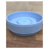 8 Bloem Living Terra Ocean Blue Saucers