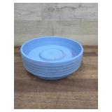 8 Blue Plant Saucer Trays