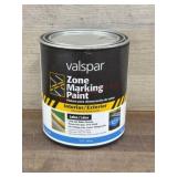 Valspar Zone Marking Paint, Blue, 1 Quart