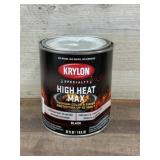 Krylon High Heat Max Black Paint, 1 qt.