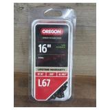 Oregon 16-Inch Chainsaw Chain, L67