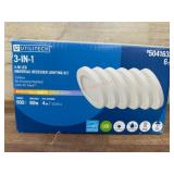 Utilitech 3-In-1 LED Recessed Lighting Kit (6-Pack