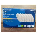 Utility LED Recessed Lighting Kit, 6 Count