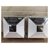 2 LED Outdoor Solar Post Cap Lights