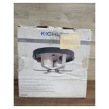Flush Mount Ceiling Fixture With Glass Shade