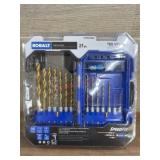Kobalt 21-Piece Titanium Drill Bit Set