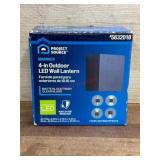 4-Inch Outdoor LED Wall Lantern