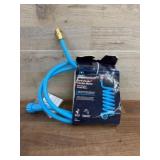 Flexible Coil Garden Hose with Brass Fittings