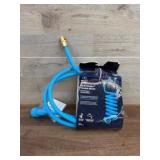 Flexible Blue Garden Hose with Brass Fitting