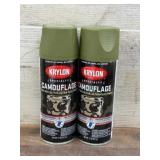 Krylon Camouflage Spray Paint, 2 Cans