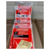 Craftsman Dust Collection Bags, 5 Total