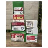 3 boxes of washers, 2 hex nuts, 1 keps nuts, 1