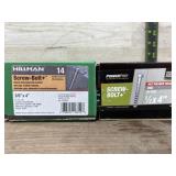 2 boxes of screw bolts