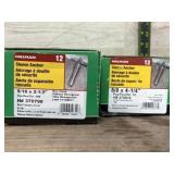 2 boxes sleeve anchors