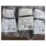 Window Bar T-Brackets, Black Finish, 2 ct
