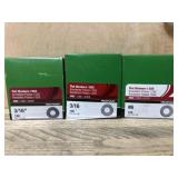3 boxes flat washers