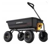 Gorilla Lawn & Garden Dump Cart with No Flat