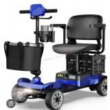 4 Wheels Mobility Scooter with Removable Battery,