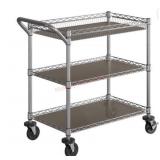 3-Tier Heavy-Duty Commercial Utility Cart, 34ï¿½ L