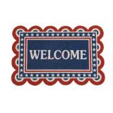 Americana Welcome Coir Doormat, 23" x 35"
